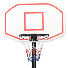 Basketball Stand White 258-363 cm Polyethene