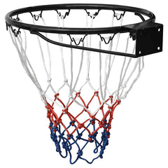 Basketball Ring Black 39 cm Steel