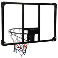 Basketball Backboard Transparent 90x60x2.5 cm Polycarbonate