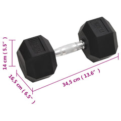 Dumbbell 17.5 kg Cast Iron