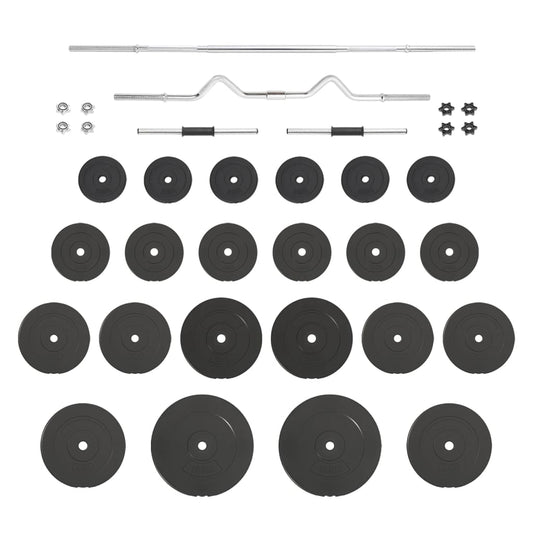 Barbell and Dumbbell with Plates Set 120 kg