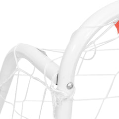 Football Goal with Net White 214x75x152 cm Steel&Polyester