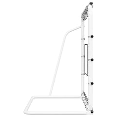 Football Net Rebounder White&Black 184x61x123 cm Steel and PE