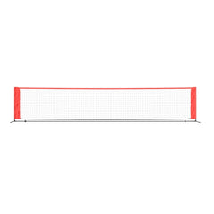 Tennis Net Black and Red 500x100x87 cm Polyester