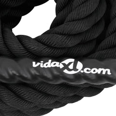 Battle Rope Black 6 m 4.5 kg Polyester