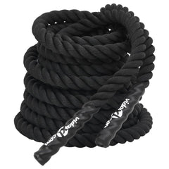 Battle Rope Black 15 m 11 kg Polyester