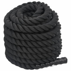 Battle Rope Black 15 m 11 kg Polyester