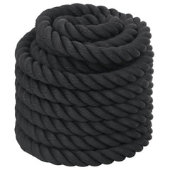 Battle Rope Black 15 m 11 kg Polyester