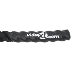 Battle Rope Black 15 m 11 kg Polyester