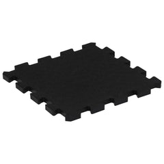 Rubber Floor Tiles 4 pcs Black 16 mm 30x30 cm