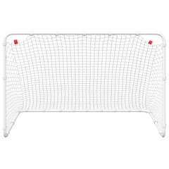 Soccer Goal White 122x81x81 cm Steel