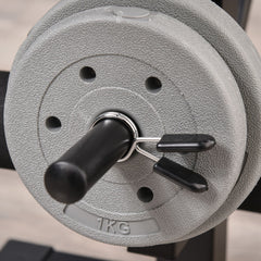 PURE Adjustable Weight Bench with Leg Extension, Barbell Rack, Preacher Curl Pad, Butterfly, Multi-Function Home Gym Bench for Strength Training, Red