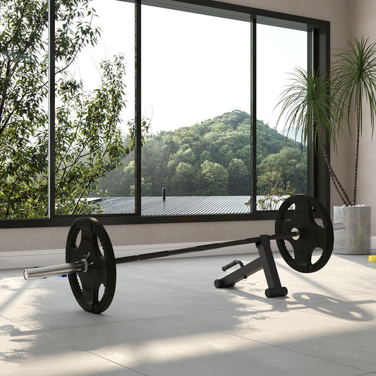 PURE 210cm Barbell Set, Barbell Bar for 5cm Weight Plates for Loading 200kg Weight Plates, for Home Gym Weight Training