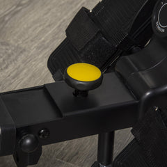 PURE Folding Rowing Machine, Magnetic Rower Machine with 8 Levels Quiet Resistance, LCD Monitor, Wheels, Aluminium Slide Rail, Vertical Storage, 102kg Weight Capacity for Home Gym Cardio Training