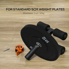 PURE Tibialis Trainer Tib Bar for Strengthening Calves Shins Ankles, Fits 5cm Weight Plates