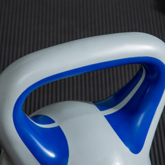 PURE Kettlebell, 12kg Kettle Bells with Handle for Home Gym Weight Lifting and Strength Training, Dark Blue and Grey