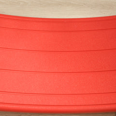 PURE Balance Board Kids Wobble Board, Stepping Stone, Montessori Toy for Children, Nursery Toy, for Ages 3-6 Years, 82 x 27.5 x 19.5cm - Red