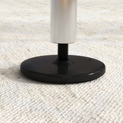 PURE Adjustable Height, Foldable Kids Gymnastics Bar w/ Non-slip Rubber Floor Rings, for 3+ Years, Purple