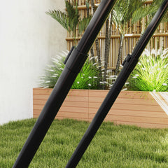 PURE Football Training Net Target Goal, with Adjustable Angles - Black