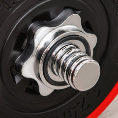 PURE 30KGS 2-In-1 Dumbbell & Barbell Adjustable Set Strength Muscle Exercise Fitness Plate Bar Clamp Rod Home Gym Sports Area