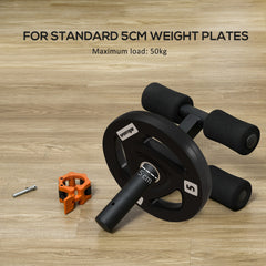 PURE Tib Bar with 2 x 5kg&2 x 10kg Olympic Weight Plates, Tibialis Trainer Calf Raise Machine for Shin Splints and Knee Pain Relief, for Home, Gym, Lifting and Strength Training