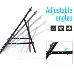 PURE Adjustable Rebounder Net Kickback Target Goal for Teens Adults Training, Black