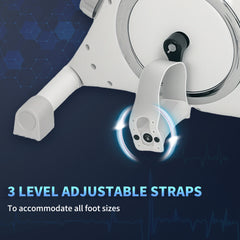 PURE Pedal Exerciser with Eight Level Magnetic Resistance, with Eight-Level Magnetic Resistance, White