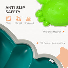 PURE 9PCs Kids Stepping Stones with TPE Anti-Slip Edge, Crab-Designed Balance River Stones, Obstacle Courses, Stackable