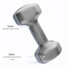 PURE Dumbbells Set with Storage Rack, 2 x 1kg, 2 x 2kg, 2 x 3kg, Green