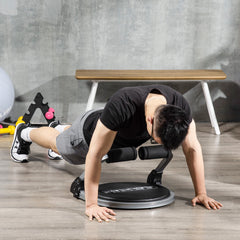 PURE Abs Trainer, Ab Crunch Machine, Foldable Abdominal Trainer, Core Fitness & Whole Body Exercise Equipment for Home Gym