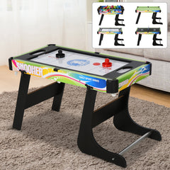 PURE Folding Multi Gaming Table 4 in 1 Hockey, Football Table, Table Tennis, Billiards For Play Fun