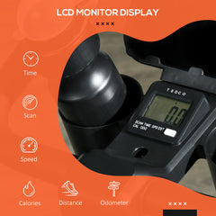 PURE Magnetic Indoor Cycling Bike, Exercise Bike with Silent Flywheel, LCD Display, Tablet Holder, Comfortable Seat