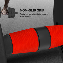 PURE 20kg 2 IN 1 Adjustable Dumbbells Weight Set, Dumbbell Hand Weight Barbell for Body Fitness, Lifting Training for Home, Office, Gym, Black