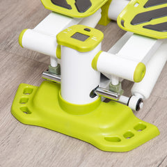 PURE Portable Mini Stepper, Steppers for Exercise Workout with LCD Display Monitor, Anti-skid Foot Pedals for Home Gym Office, Yellow