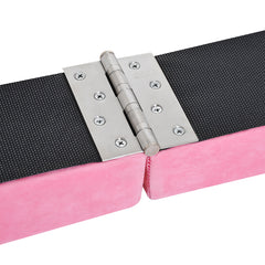 PURE 2.1M 7FT Gymnastics Folding Balance Beam Home Gym Training Exercise Sports - Pink