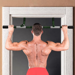 Pull-Up Bar for Doorway, Home Fitness Door Horizontal Bar Push up Bar for Indoor Gym Upper Body Workout, Green