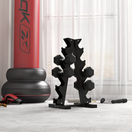 PURE 2x4kg Rubber Dumbbell Sports Hex Weights Sets Home Gym Fitness Hexagonal Dumbbells Kit Weight Lifting Exercise