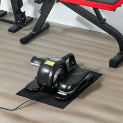 PURE Under Desk Electric Elliptical Machine for Home, Sit Down Pedal Exerciser for Seniors with 12 Programs, LCD Monitor, Compact with Remote Control & Non-Slip Pad