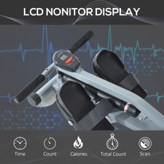 PURE Rowing Machine Cardio Rower Workout Fitness Body Tonner Home Gym Training