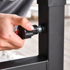 PURE Weight Bench with Adjustable Barbell Rack, Leg Extension, Preacher Curl Pad and 20kg Barbell Set