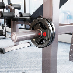 PURE Olympic Weight Plates, 2"/5cm Weight Disc Pair with Tri-Grips, 2 x 2.5kg Dumbbell Plates for Weightlifting and Strength Training Home Gym Fitness Workout, Black