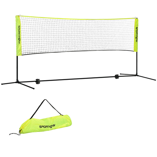 PURE 3m Badminton Net, Height Adjustable Outdoor Sports Net, with Carry Bag, for Tennis, Pickleball, Volleyball