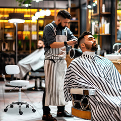 PURE 360° Swivel Seat Salon Stool - White