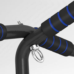 PURE Multi-Grip Doorway Pull Up Bar with Non-Slip Grips, Chin Up Bar with Anti-Fall Slot for Indoor Gym Upper Body Workout