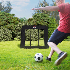 PURE Football Training Net Target Goal, with Adjustable Angles - Black