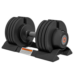 Adjustable Dumbbells Set, 4-in-1 Weights Set with Storage Tray and Non-Slip Handle, 6KG 11KG 16KG 20KG