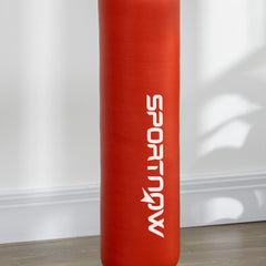 PURE Boxing Bag, Freestanding Punching Bag, with Reflex Bar, Speed Balls, Red