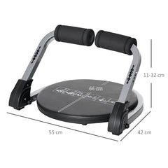 PURE Abs Trainer, Ab Crunch Machine, Foldable Abdominal Trainer, Core Fitness & Whole Body Exercise Equipment for Home Gym