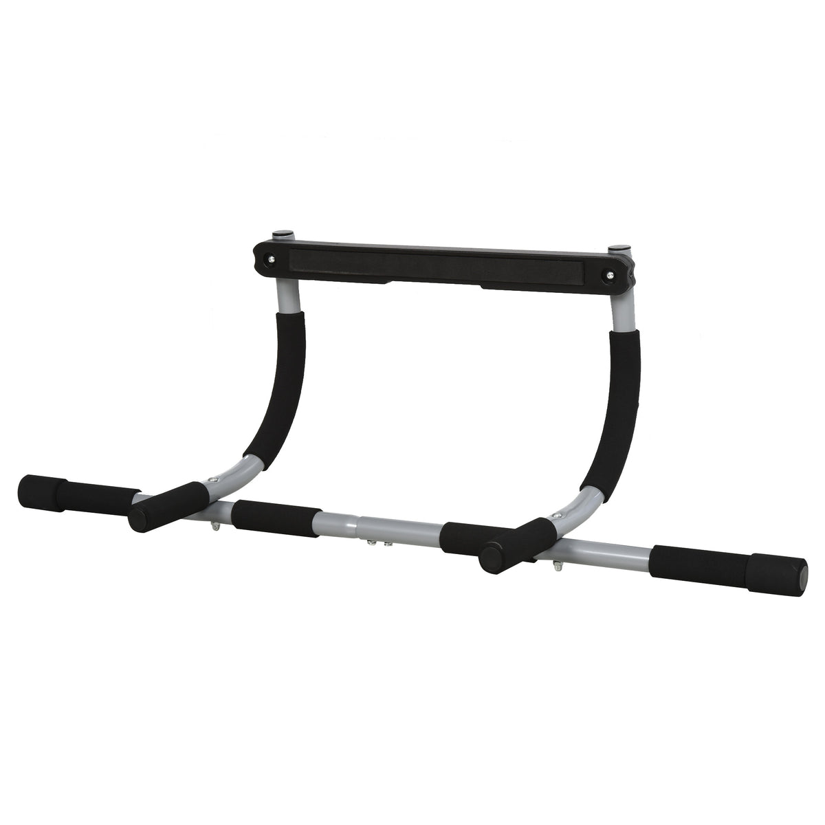 PURE Pull-Up Bar for Doorway, Home Fitness Door Horizontal Push up Bar for Indoor Gym Upper Body Workout, Grey