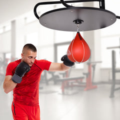 Boxing Speed Ball Set: Pear Bag with Platform, Wall Mount, Pump & Accessories, 60 x 73 x 80 cm